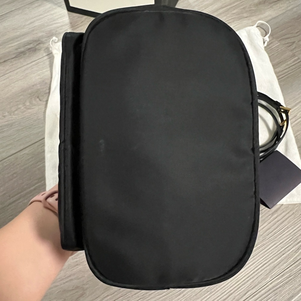 Prada Black Nylon Bucket Bag with Gold hardware - Picture 6 of 13